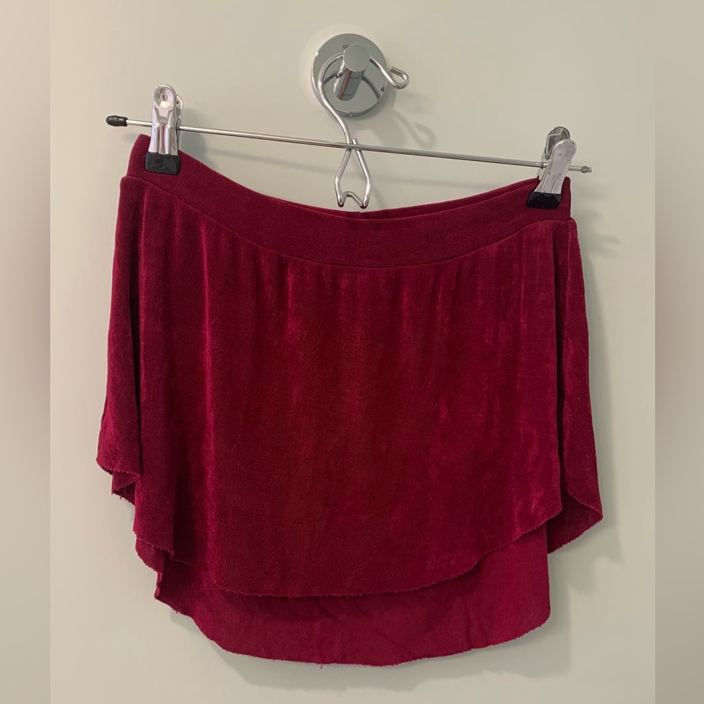 Red ballet skirt